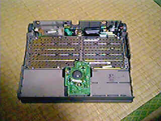 キーボードの裏面